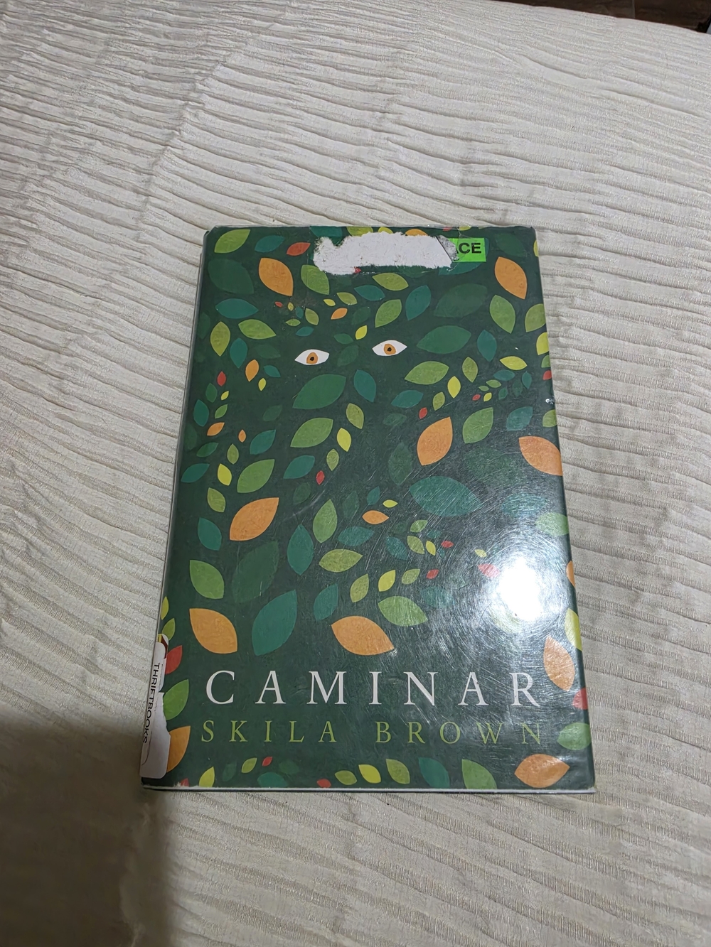 Caminar by Skila Brown - Green Leaf Pattern Hardcover